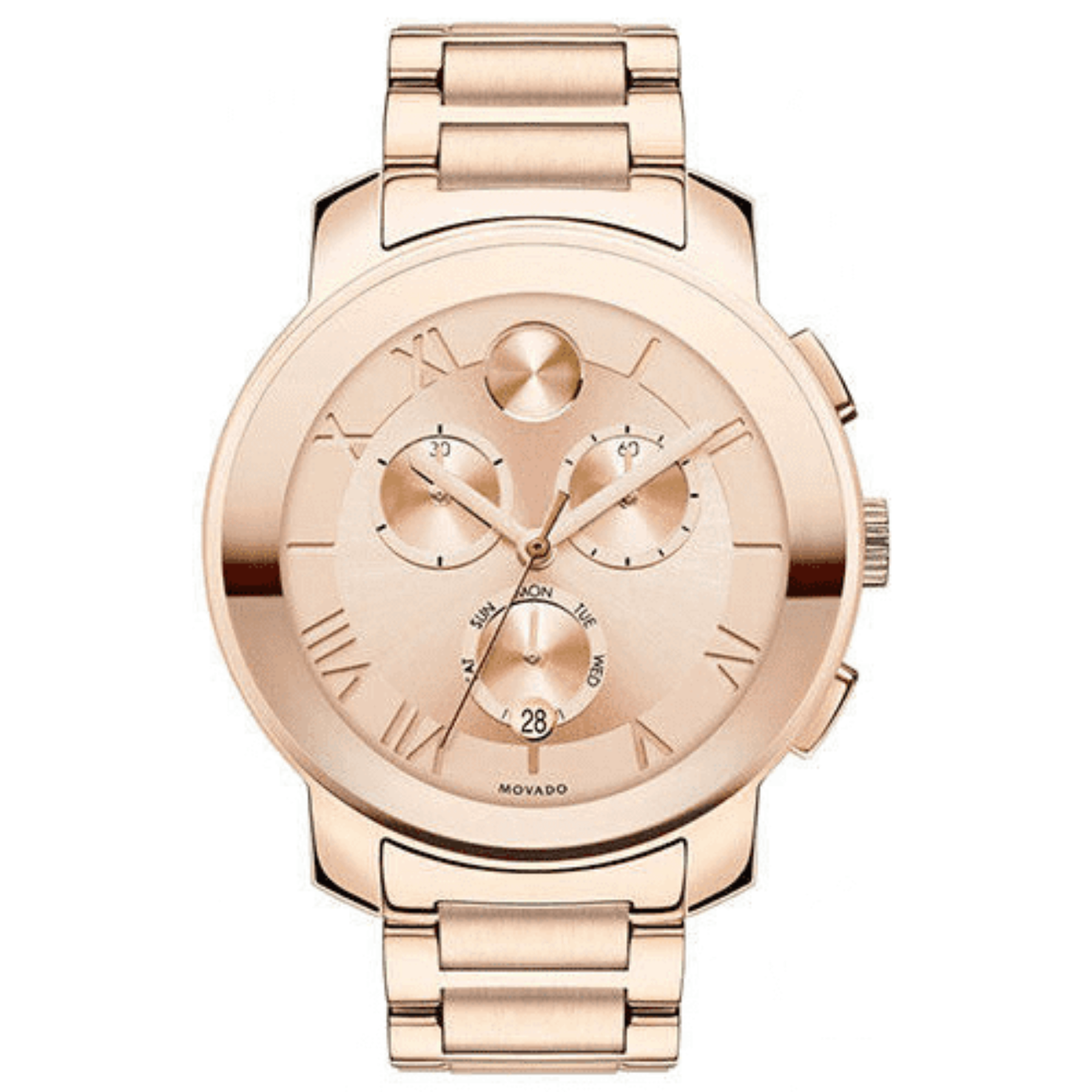 Movado bold rose sales gold two tone