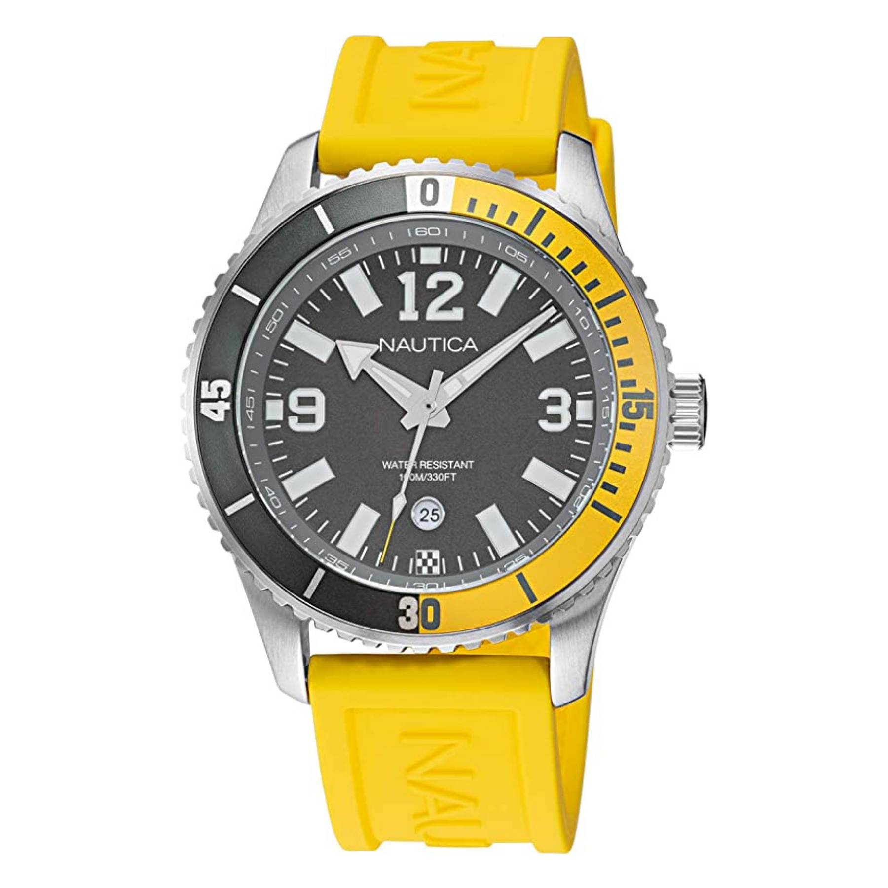 Nautica best sale yellow watch