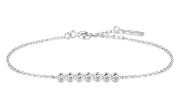 CHIC CREATOR SILVER BEZEL BRACELET