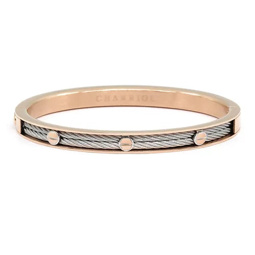 FOREVER SLIM SVART ROSE BANGLE