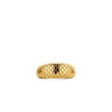 Snake Print Band Ring