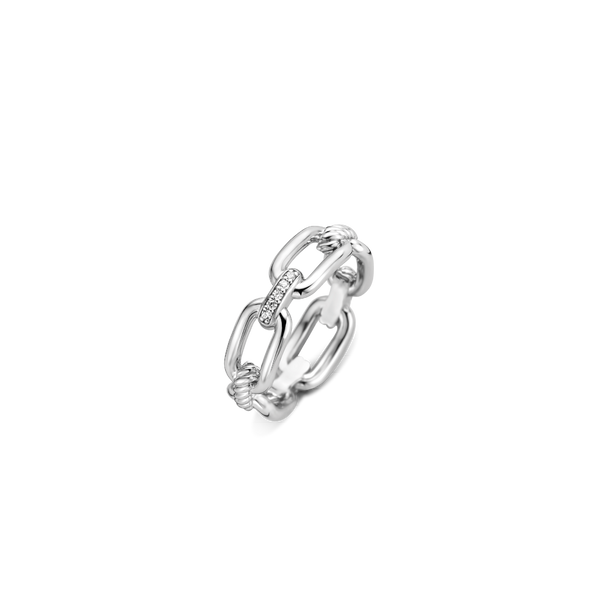 Silver Link Ring