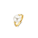 Round Pearl Center Ring