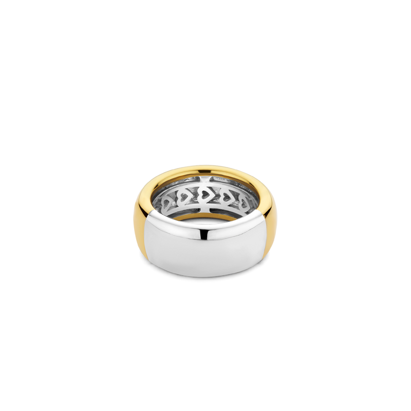 Basic Wide Lustrous Gold Plated Band