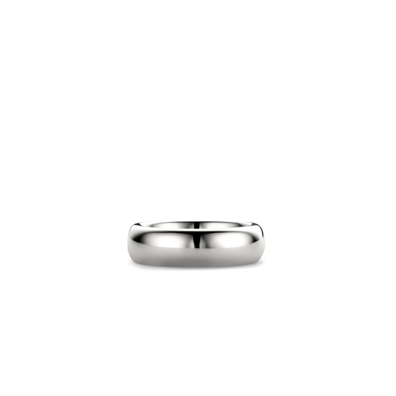 Basic Lustrous Silver Band