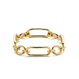 Rectangular and Circular Link Bracelet