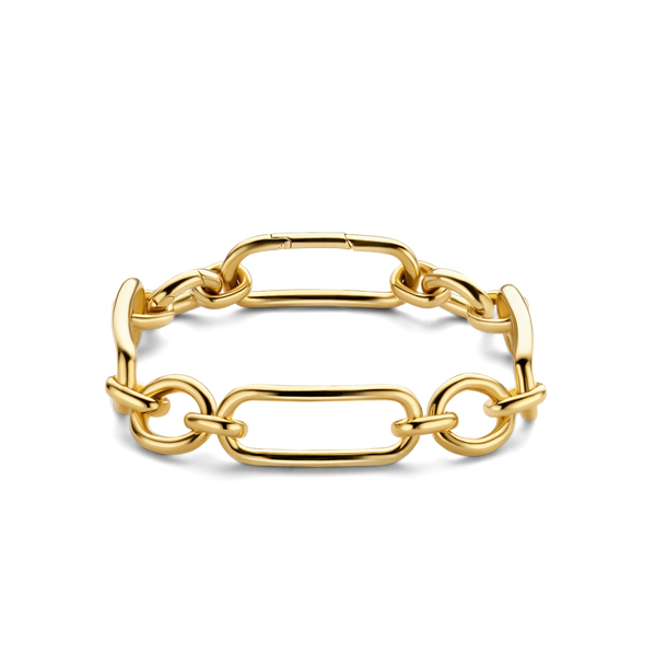 Rectangular and Circular Link Bracelet