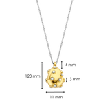 Mother of Pearl Doublets Nugget Necklace