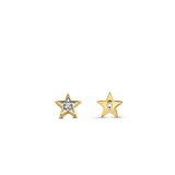 Pave Stars Stud Earrings