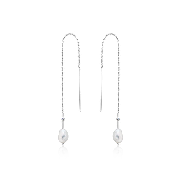 Pearl Threader Earrings