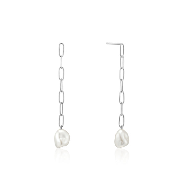 Pearl Chunky Drop Earrings