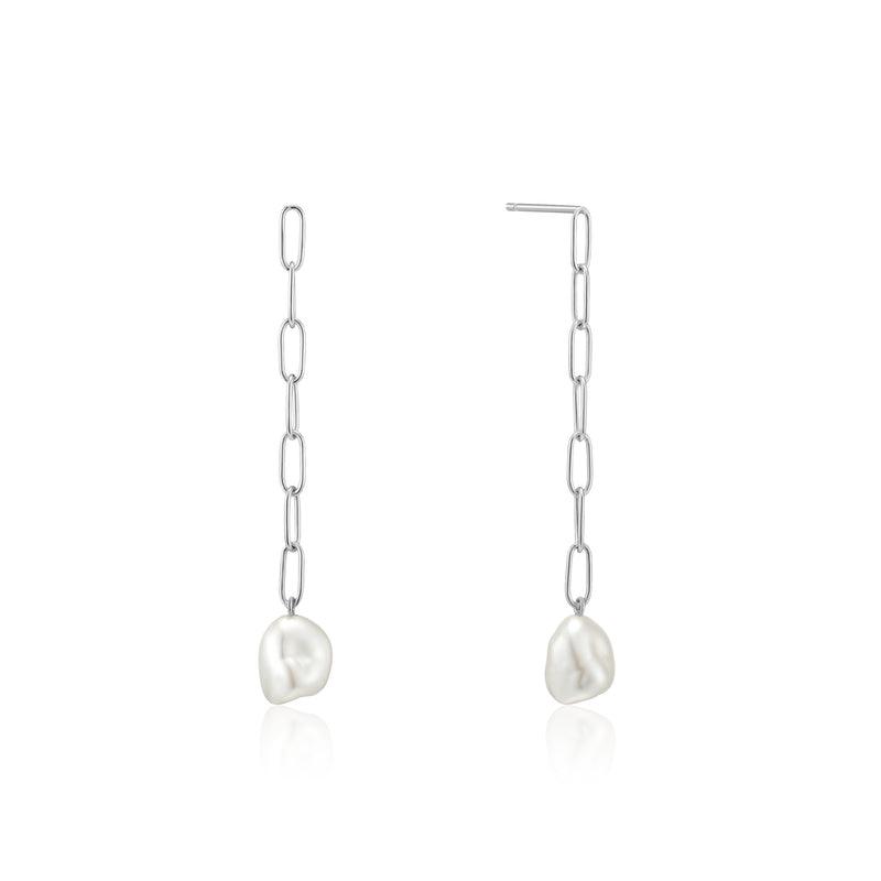 Pearl Chunky Drop Earrings