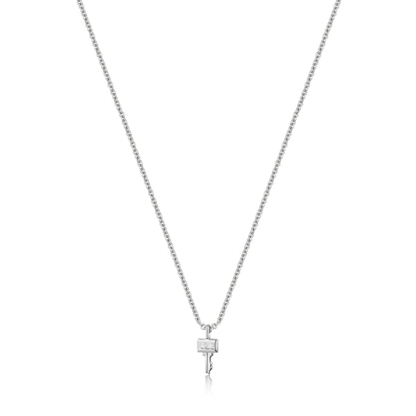 Silver Key Necklace