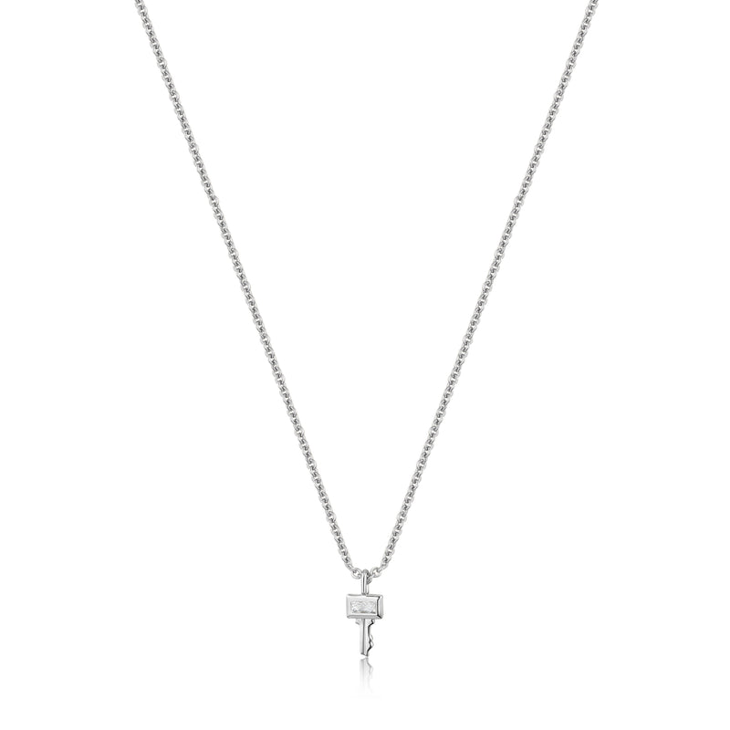 Silver Key Necklace