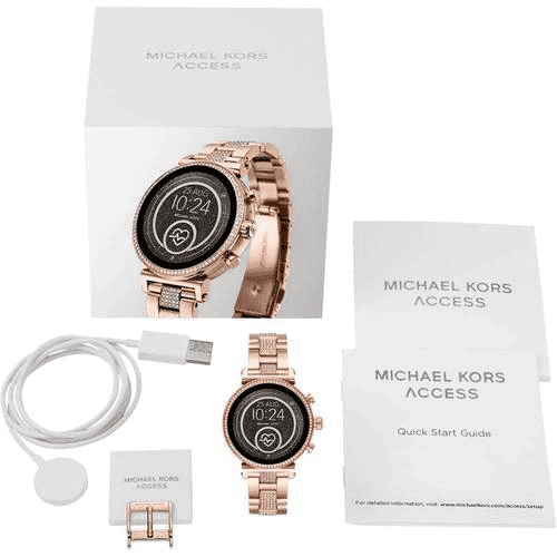 Sofie pave rose gold tone watch sales